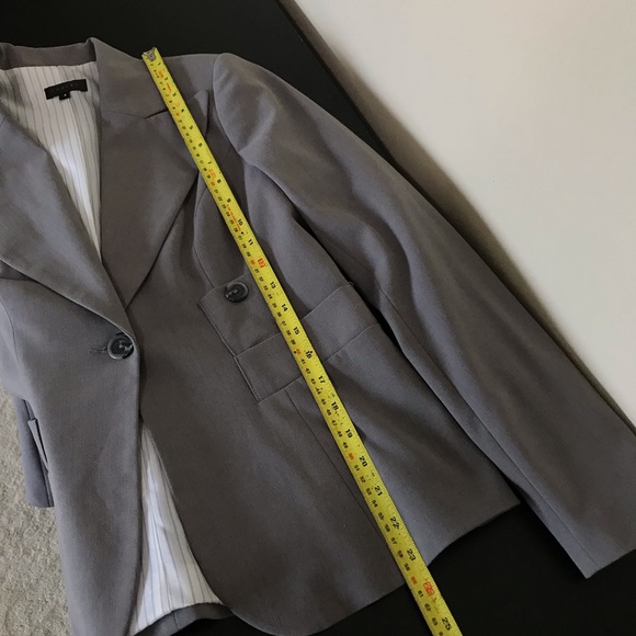 Tobias Single Button Blazer | Grey Office Career Wear Blazer - Picture 11 of 12